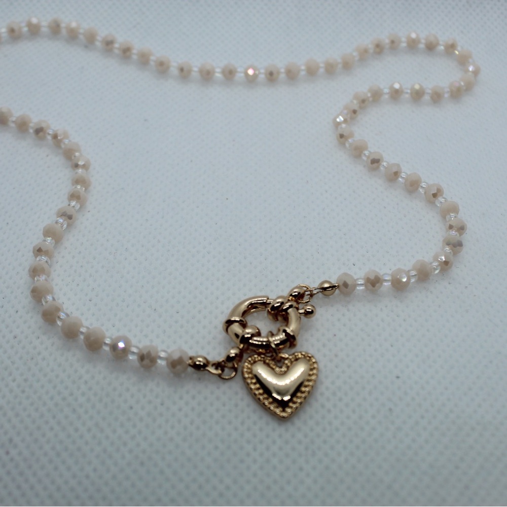 Gold Heart Pendant Necklace